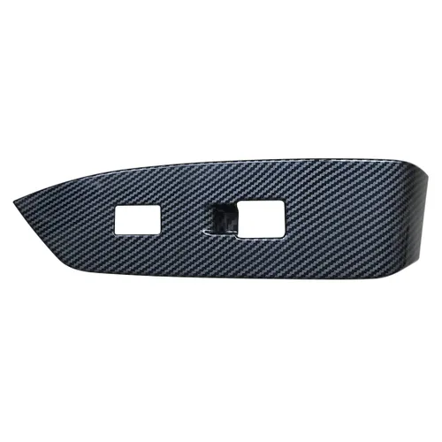 Vista 9 de ruihe 4 piezas de fibra de carbono de color de ventana de puerta de automóvil panel de control ajuste para Mazda CX-5 CX5 2017 2018 2019 2020 2021