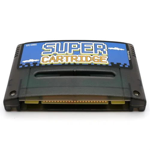 Vista 2 de Retrotech Super 1000 In 1 Game Cartridge for SNES Super Nintendo 16 Bit Game Console - Transparent