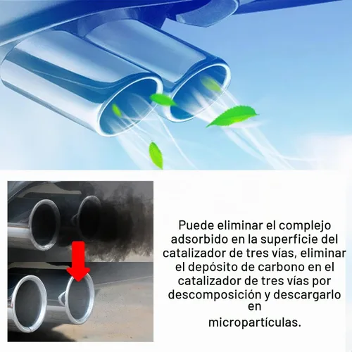 Vista 6 de Limpiador de convertidor catalítico de motor de vehículo BoostUp, limpiador de convertidor catalítico de autopartes, aditivo de combustible