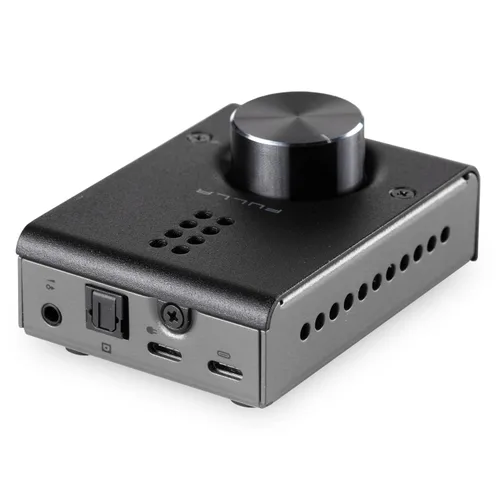 Vista 2 de Schiit Fulla E - DAC/Amplificador de auriculares con entrada de micrófono para juegos y comunicaciones