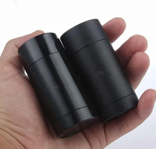 Vista 5 de 10 recipientes redondos de desodorante de 1.7 fl oz (1.7 fl oz), barra de llenado giratoria, contenedor de desodorante recargable vacío, botellas