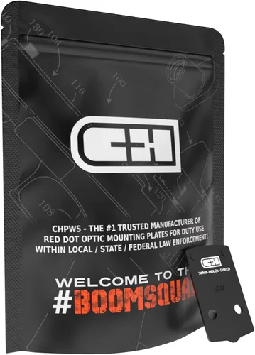 Vista 3 de C+H Placa de montaje de punto rojo de precisión compatible con Smith & Wesson M&P 2.0 Shield y Holosun 407K/507K No compatible con Shield Plus