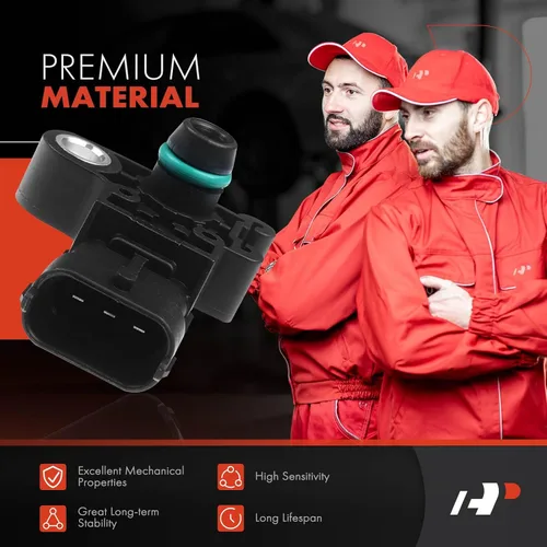 Vista 3 de A-Premium - Sensor de mapa de presión absoluta del colector compatible con Buick y GMC para Buick Regal y Cadillac Escalade y Chevrolet Camaro