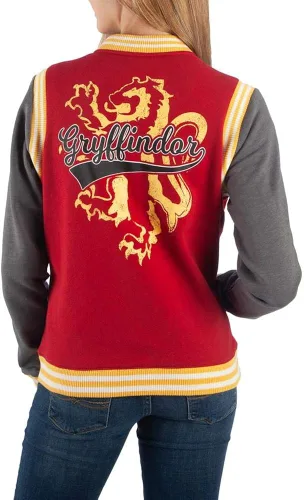 Vista 2 de Harry Potter Hogwarts - Chamarra juvenil universitaria, XL