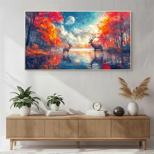 Vista 3 de Tree Deer Diamond Painting Kits for Adults Beginners, 5D Full Drill Diamond Art Kits Gem Art for Home Wall Decor, Rhinestone Embroidery Crafts, DIY