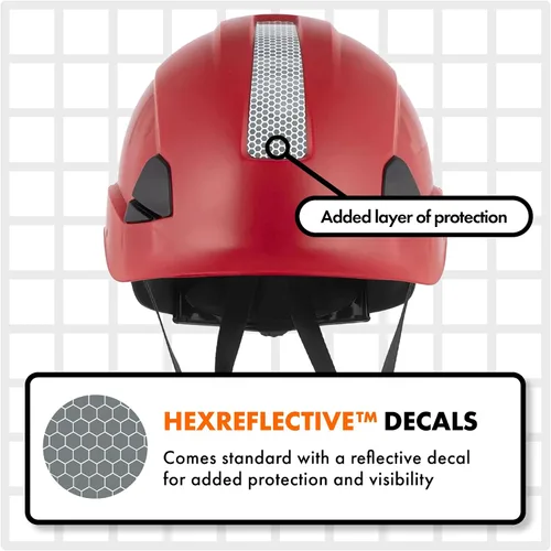 Vista 9 de Casco Protector Defender Safety H1 con Visera ANSI Z89.1