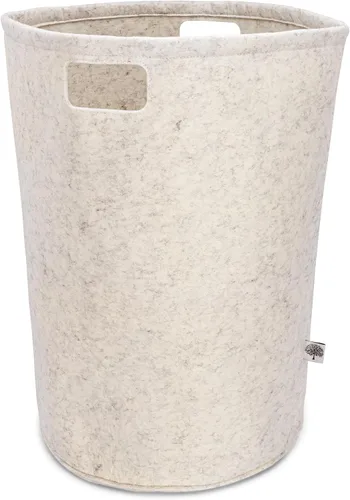 Vista 8 de Parker Baby Co. Cesta grande de fieltro para ropa sucia y cesta