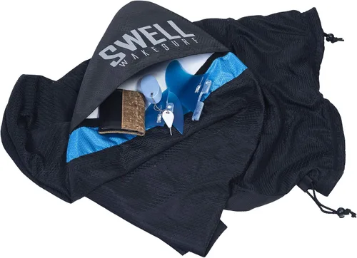 Vista 6 de SWELL Wakesurf - Calcetín de wakesurf de longitud ajustable con nariz acolchada y bolsillo, cubierta de wakeboard, talla única para todas las bolsas