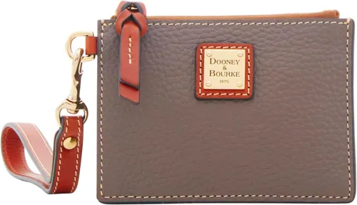 Vista 5 de Dooney & Bourke Bolso de mano, Pebble Grain Zip Top Card Case Wristlet Negro