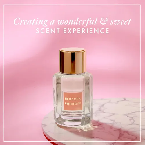 Vista 3 de Rebecca Minkoff Rubor, fragancia brillante y femenina, Eau de Parfum para mujer, notas de bergamota, jazmín y vetiver, perfume de larga duración