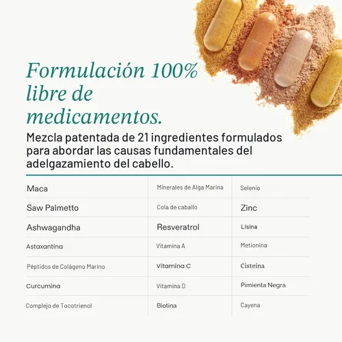 Vista 5 de Suplementos Nutrafol Women's Balance para el Crecimiento del Cabello para Mujeres, Recomendados por Dermatólogos, Edades 45 y Más, Clínicamente