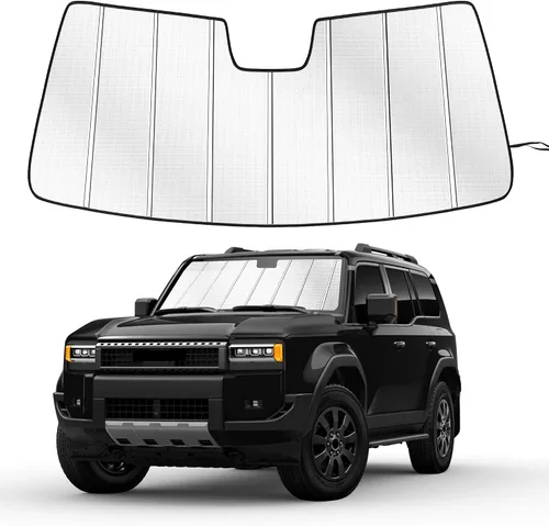Vista 49 de Parasol para parabrisas para Honda CR-V 2017-2022, diseño plegable de acordeón de ajuste personalizado, accesorios de automóvil, protector de visera