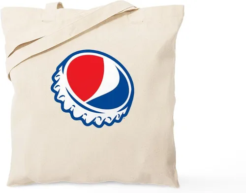 Vista 112 de CafePress Pepsi Tote Bag Bolsa de lona natural, bolsa de compras de tela, Caqui