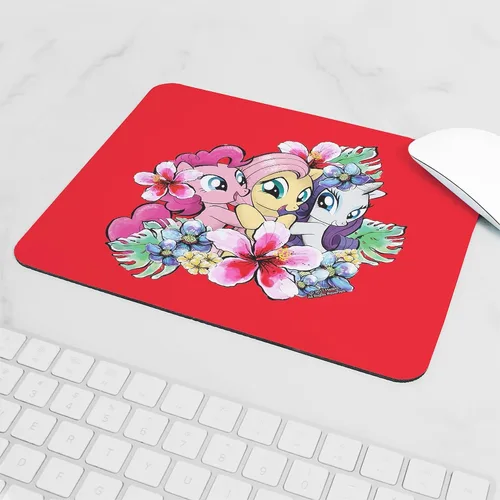 Vista 4 de CafePress My Little Pony Flowers - Alfombrilla de mouse de goma antideslizante
