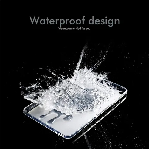 Vista 5 de iCoverCase Para Samsung Galaxy Tab A7 10.4 Pulgadas T500/T505, Cubierta Trasera Transparente Suave TPU Suave Ligero Mate Para Samsung Galaxy Tab A7