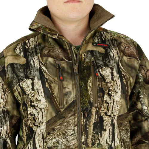 Vista 8 de Mossy Oak Chaqueta de caza para mujer, chaqueta de camuflaje para mujer, ropa de sherpa