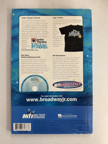 Vista 2 de MTI Broadway Junior Collection Disney The Little Mermaid JR. Actor's Script