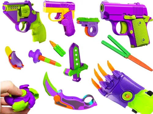 Vista 10 de 4 juguetes de pistola para ansiedad, juguetes para niños de 3 a 5 años, premios para el aula de niños, recuerdos de fiesta para niños, juguetes