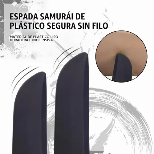 Vista 7 de 2 PCS 3D Impreso Gravedad Retráctil Samurai Espada Modelo Juguetes Halloween Juguete Portátil Espada Samurai Gravity-powered segments extend from