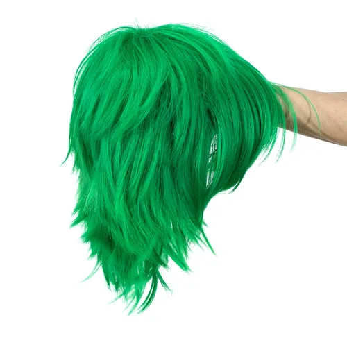 Vista 6 de SWACC - Peluca de cosplay, unisex, con capas, para hombres y mujeres, para disfraces