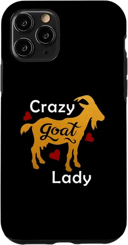 Vista 13 de Funda de regalo para iPhone 12 mini Crazy Goat Lady Gold Funny Meme Farm Life Goat Lover