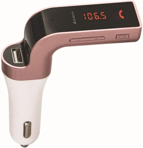 Vista 10 de Transmisor FM Bluetooth Bluetooth para automóvil, adaptador de radio inalámbrico Bluetooth de 2.1 pulgadas, kit de coche con llamadas manos libres