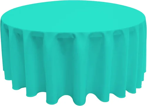 Vista 47 de GEFEII Servilletas de tela de poliéster sólido de 18 x 18 pulgadas para cocina, mantel rectangular cuadrado redondo para bodas, fiestas