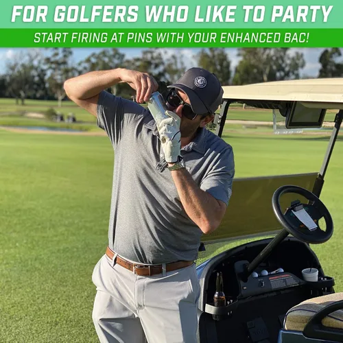 Vista 7 de GoSports - Herramienta de golf para escopeta de cerveza y soporte para cigarros, elige tu color, paquete de 6 para golfistas a los que les gusta ir