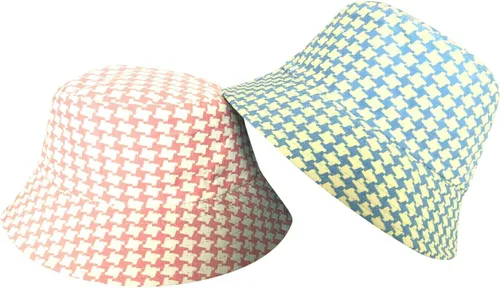 Vista 17 de Sombrero de pescador reversible para mujer, diseño de pescador, playa, para el verano, plegable, para el sol 2 piezas leopardo (verde+marrón)