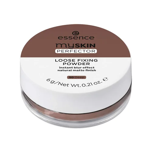 Vista 2 de essence My Skin Perfector Polvo de fijación suelto Efecto de desenfoque instantáneo y acabado mate natural Vegano, sin parabenos, sin gluten