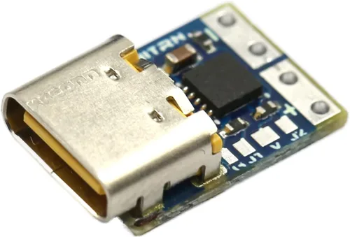 Vista 2 de JacobsParts USB tipo C PD 12 V CC módulo de disparador de potencia de voltaje fijo 5A Tipo-C entrada hembra