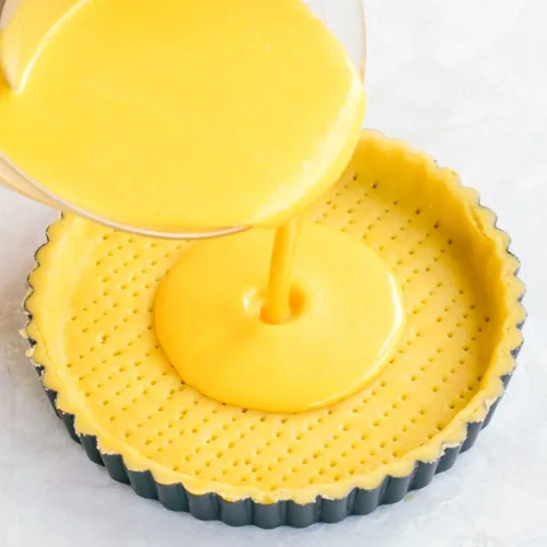Vista 5 de Gutsdoor Sartén para tartas de 10 pulgadas con parte inferior extraíble antiadherente para quiche moldes redondos para hornear