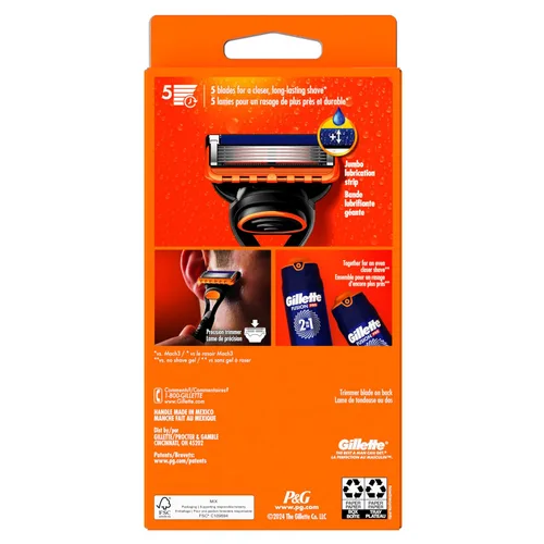 Vista 11 de Gillette Fusion5 Maquinilla de afeitar para hombre, mango + 2 repuestos de cuchilla de afeitar