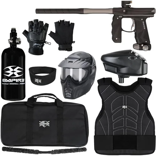 Vista 3 de Action Village Empire Mini GS TP Level 3 Kit de pistola de paintball protector