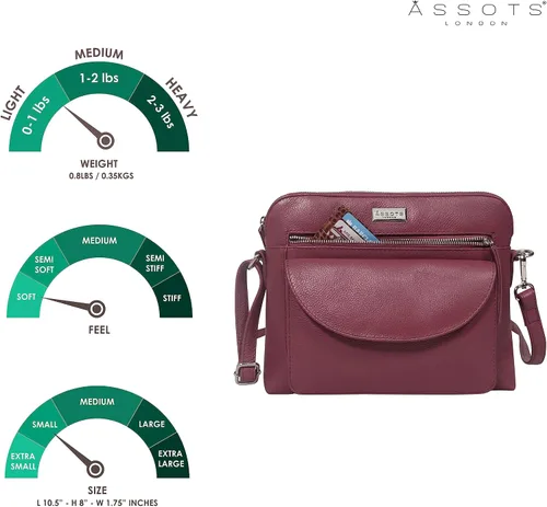 Vista 2 de Bolsos cruzados pequeños elegantes y versátiles para mujer, bolso de hombro de cuero real, bolso de mano de alta calidad, bolsos para viajes