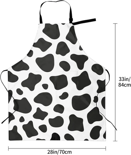 Vista 6 de Perinsto Waterproof Apron With 2 Pockets Kitchen Chef Aprons Bibs For Cooking Baking Painting Gardening Grooming