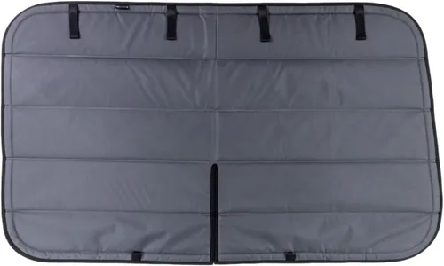 Vista 6 de Cubierta opaca aislante para ventana diseñada para Ford Transit alto/medio, borde de plástico completo de 130 pulgadas de longitud, ventana trasera