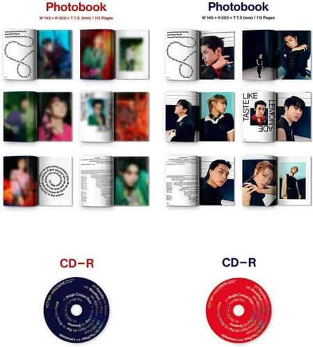 Vista 2 de NCT 127 Favorito 3er álbum de reempaquetado 2 versión CD+1p póster+112p fotolibro+1p marcador+1p postal+1p tarjeta colgante+1p PhotoCard+Mensaje