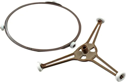 Vista 10 de PRETYZOOM 4 sets Accesorios de microondas Soporte de microondas Soporte de microondas Anillo de rodillo Soporte de microondas Bandeja de microondas