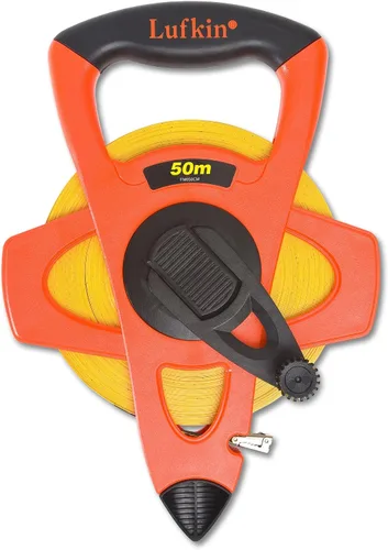 Vista 8 de Crescent Lufkin FE050D - Cinta métrica de fibra de vidrio de ingeniero naranja Hi-Viz® de 1/2 pulgadas x 50 pies