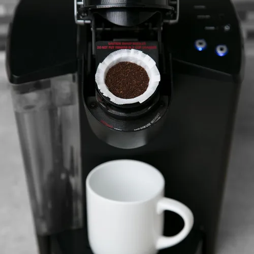 Vista 6 de Filtros desechables para uso en cafeteras Keurig® (paquete de 50) - Tazas simples - Usa tu propio café