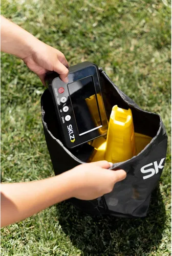 Vista 9 de SKLZ Speed Gates for Sports and Athletic Speed Training, Yellow