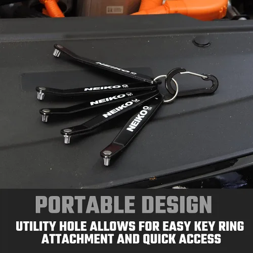 Vista 5 de Neiko 01325A Juego de destornilladores Torx de perfil ultra bajo, 5 piezas Construcción de acero S2 resistente