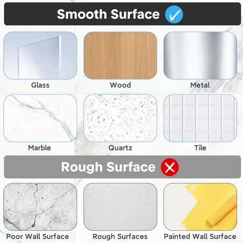 Vista 7 de Organizador de ducha de repuesto adhesivo, ganchos adhesivos transparentes, No Drilling, Waterproof, for Shower Caddy, Strong Bathroom Storage