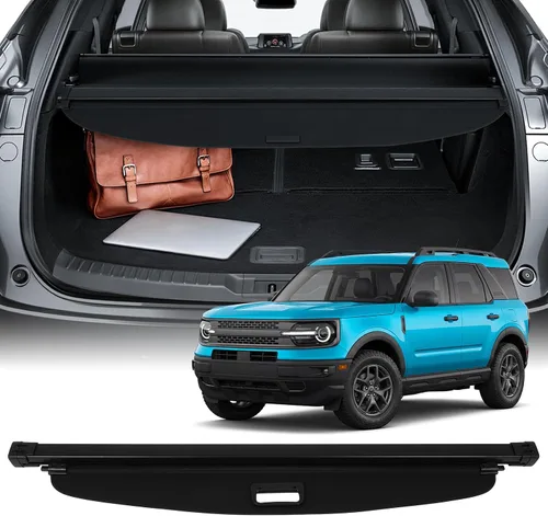 Vista 11 de SCITOO Cubierta de carga 2022-2024 para Jeep Grand Cherokee, accesorios retráctiles para maletero trasero, antimiradas, cubierta de seguridad