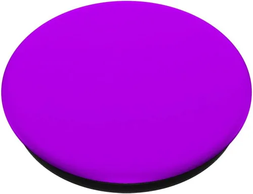 Vista 2 de PopSockets Agarre para teléfono con soporte expandible, PopGrip intercambiable PopSockets morado brillante