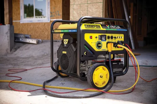 Vista 13 de Champion - Generador portátil de 16,875 vatios de arranque eléctrico
