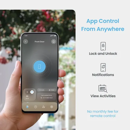 Vista 4 de Lockly Hub Wi-Fi Secure Link: controla tu Lockly Smart Lock desde cualquier lugar con notificaciones en tiempo real y control de voz