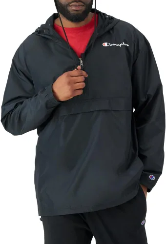 Vista 5 de Champion Men's Jacket, Stadium Packable Wind and Water Resistant Jacket (Reg. Or Big & Tall)