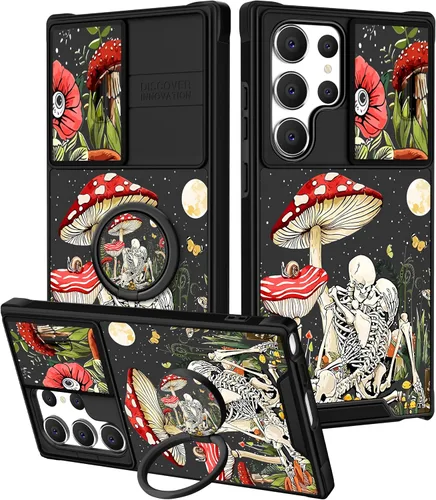 Vista 239 de Funermei para Samsung Galaxy Z Flip 4 Funda - Funda de Teléfono Bonita para Mujeres y Niñas con Mariposas Bonita Estética Femenina Diseño